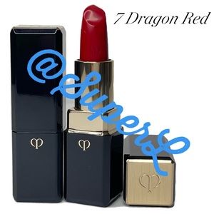 NEW CDP Cle de peau lipstick Dragon Red lip semi matte